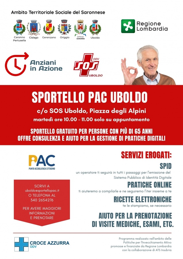 APERTURA SPORTELLO PAC A UBOLDO